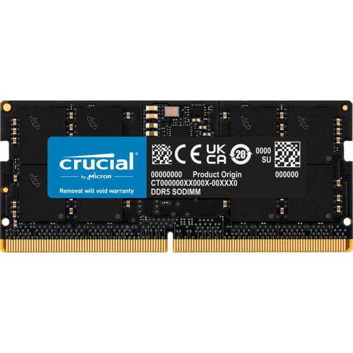 CRUCIAL 16GB DDR5-5600 SODIMM CL46 16GBIT